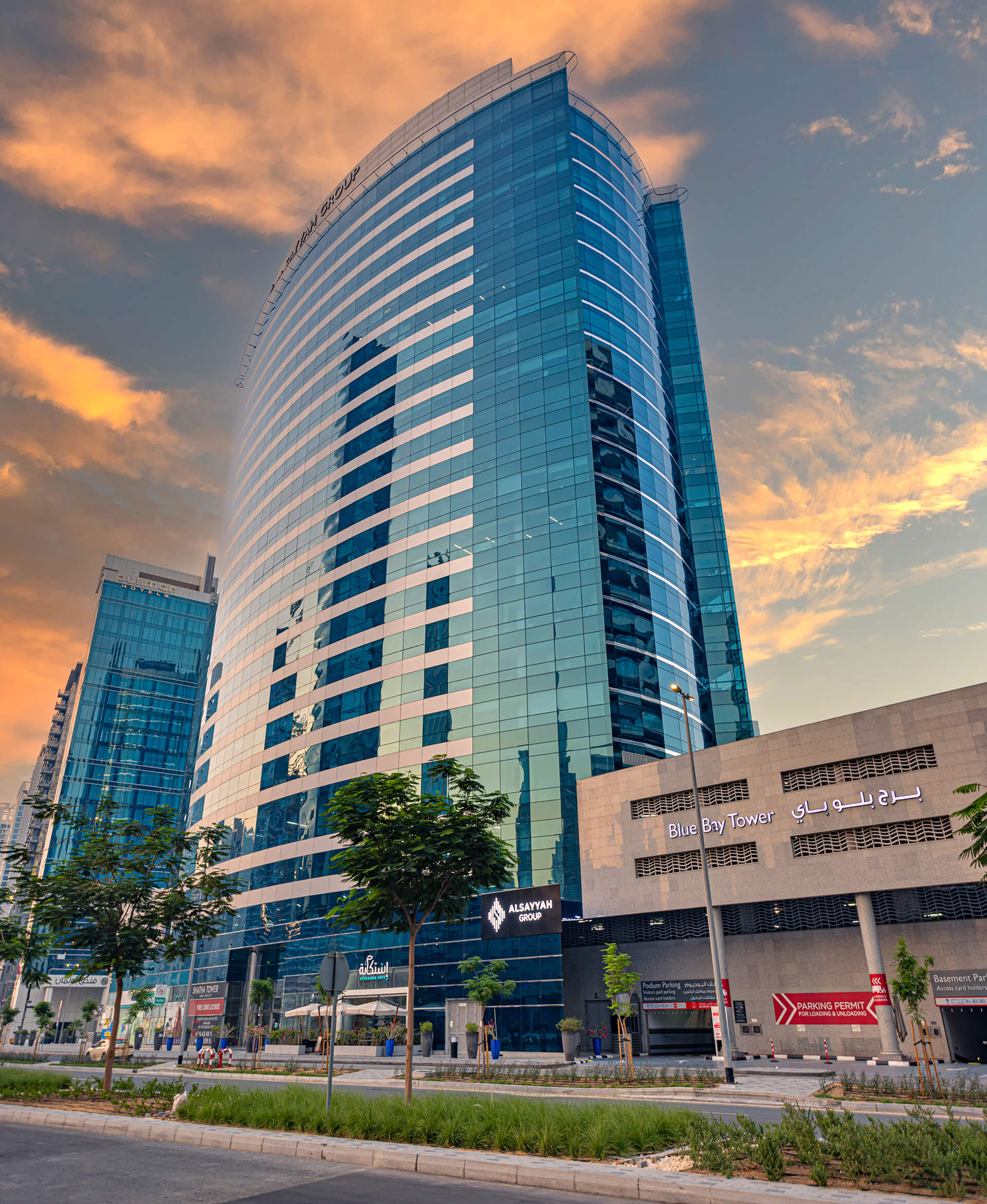 Blue Bay Tower - Our Office Location in Business Bay, Dubai